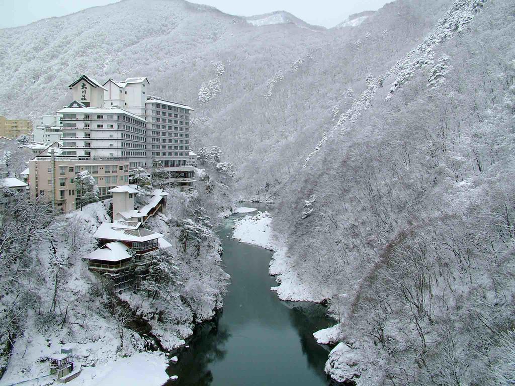 Hotel Ookawaso Aizu-Wakamatsu Zewnętrze zdjęcie